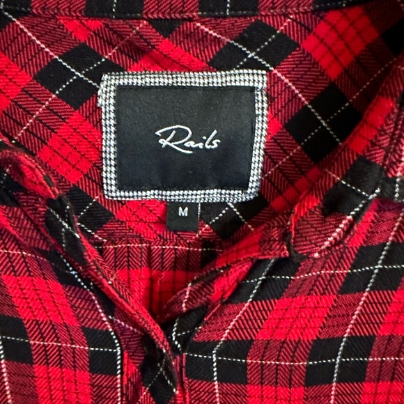Rails plaid button up shirt - Picture 3 of 3